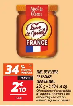 Netto LUNE DE MIEL Miel de fleurs de france offre