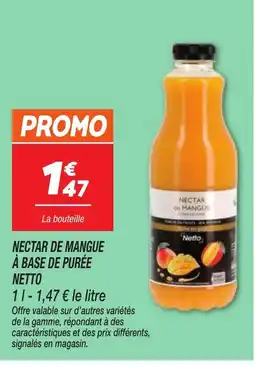 Netto NETTO Nectar de mangue à base de purée offre