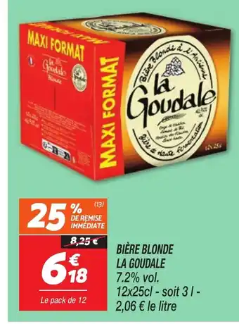 Netto LA GOUDALE Bière blonde offre