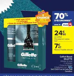 Carrefour Drive GILLETTE Coffret Rasoir offre