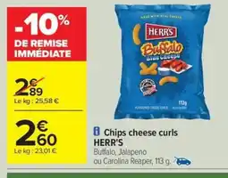 HERR'S Chips cheese curls