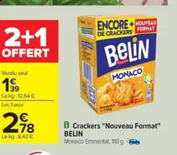 Carrefour Drive BELIN Crackers Nouveau Format offre
