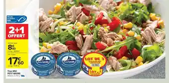 Carrefour Drive PETIT NAVIRE Thon MSC offre