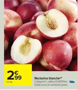 Nectarine blanche