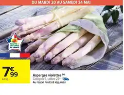 Asperges violettes