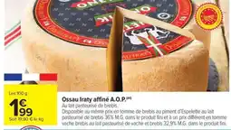 Ossau Iraty affiné A.O.P.