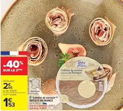 Carrefour Drive REFLETS DE FRANCE Galettes de sarrasin offre