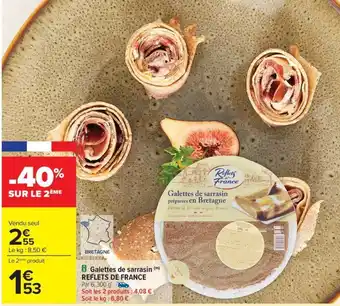 Carrefour Drive REFLETS DE FRANCE Galettes de sarrasin offre