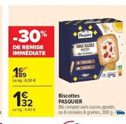PASQUIER Biscottes