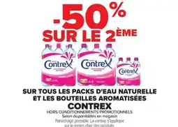 Carrefour Drive CONTREX Sur tous les packs d'eau naturelle et les bouteilles aromatisées offre