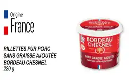 Netto Rillettes pur porc sans graisse ajoutée bordeau chesnel offre