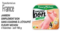 Netto Simplement bon sans couenne à l'étouffé fleury michon offre