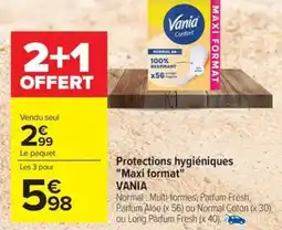 Carrefour Drive VANIA Protections hygiéniques Maxi format offre