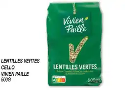 Netto Lentilles vertes cello vivien paille offre
