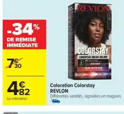 Carrefour Drive REVLON Coloration Colorstay offre