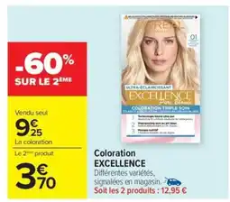 Carrefour Drive EXCELLENCE Coloration offre