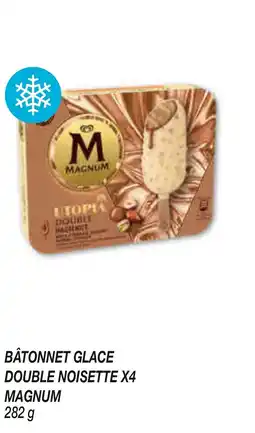Netto Bâtonnet glace double noisette x4 magnum offre