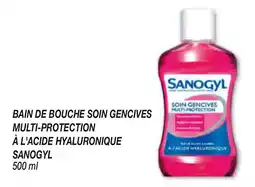 Netto Bain de bouche soin gencives multi-protection à l'acide hyaluronique sanogyl offre