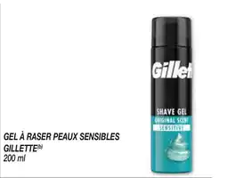 Netto Gel à raser peaux sensibles gillette offre