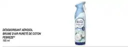 Netto Désodorisant aérosol brume d'air pureté de coton febreze offre