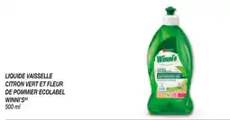 Netto Liquide vaisselle citron vert et fleur de pommier ecolabel winni's offre