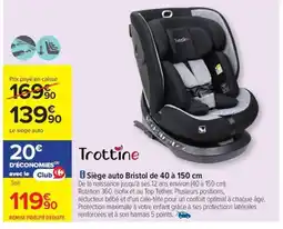 Carrefour Drive Siège auto Bristol offre