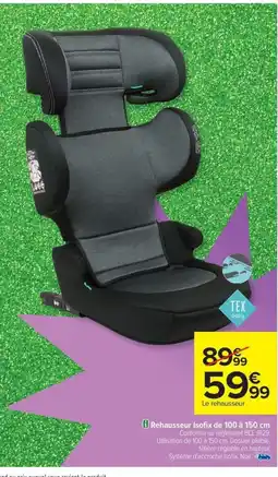Rehausseur Isofix