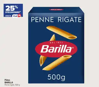 Carrefour Contact Pâtes barilla offre