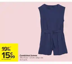 Carrefour Drive Combishort femme offre