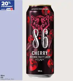 Carrefour Contact Bière 8.6 offre