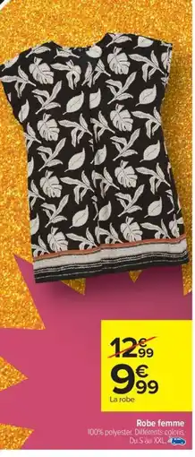 Carrefour Drive Robe femme offre
