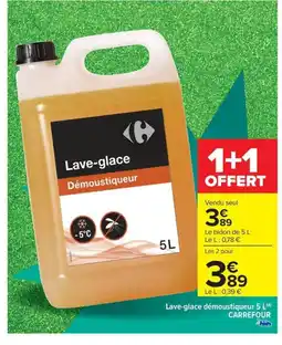 Carrefour Drive Lave-glace démoustiqueur offre