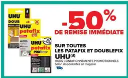 UHU Sur toutes les patafix et doublefix