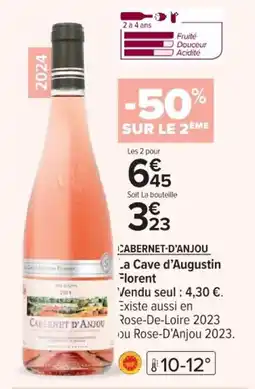 Cora x Carrefour Cabernet d'anjou offre