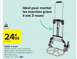 Carrefour Drive Diable 3 roues offre