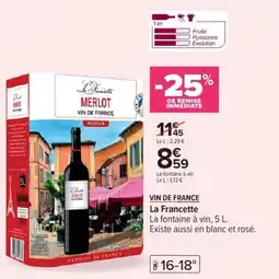 Cora x Carrefour Vin de france la francette offre