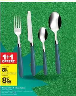Carrefour Drive Ménagère tube 16 pièces Reglisse offre
