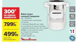 Carrefour Drive MOULINEX Robot cuiseur connecté Companion offre