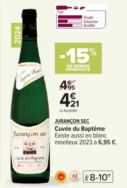 Cora x Carrefour Jurançon sec offre