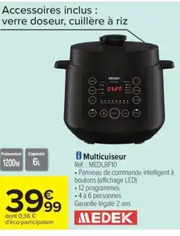 Carrefour Drive EDEK Multicuiseur offre