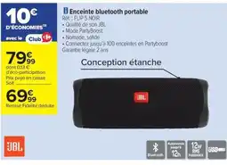 Carrefour Drive Enceinte bluetooth portable offre