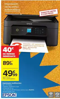 Carrefour Drive EPSON Imprimante multifonction offre