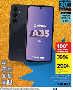 Carrefour Drive SAMSUNG Smartphone Galaxy A35 offre