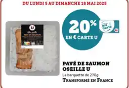 Super U Pavé de saumon oseille u offre