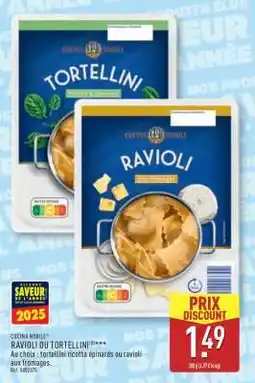ALDI Cucina Nobile Ravioli ou Tortellini offre