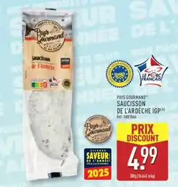 ALDI Pays Gourmand Saucisson de l'Ardèche IGP offre