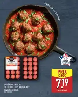 ALDI 30 boulettes au boeuf offre