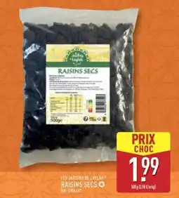 ALDI LES JARDINS DE LAYLAH RAISINS SECS offre