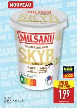 ALDI MILSANI SKYR À LA VANILLE offre