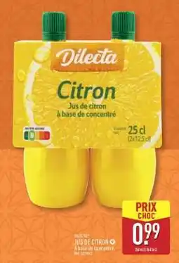 ALDI Dilecta Jus de Citron offre